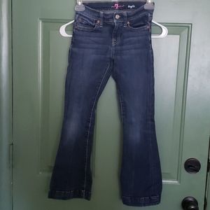 Girls boot cut jeans 7 for all mankind